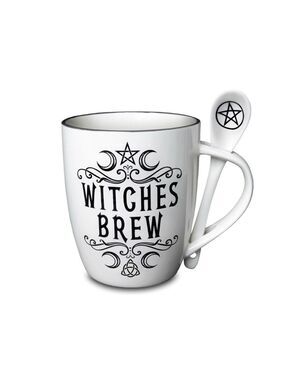 New with tag Alchemy of England Witches Brew Mug & Spoon Set